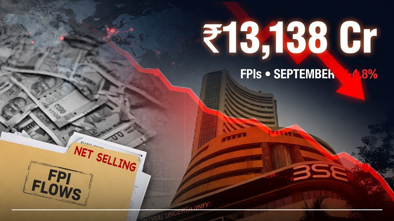 FPIs Pull Out ₹13,138 Crore