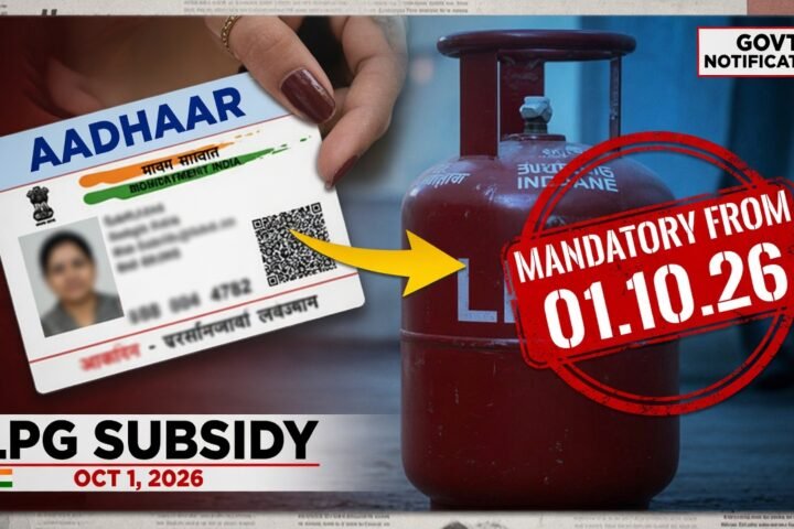 Aadhaar mandatory for LPG subsidy